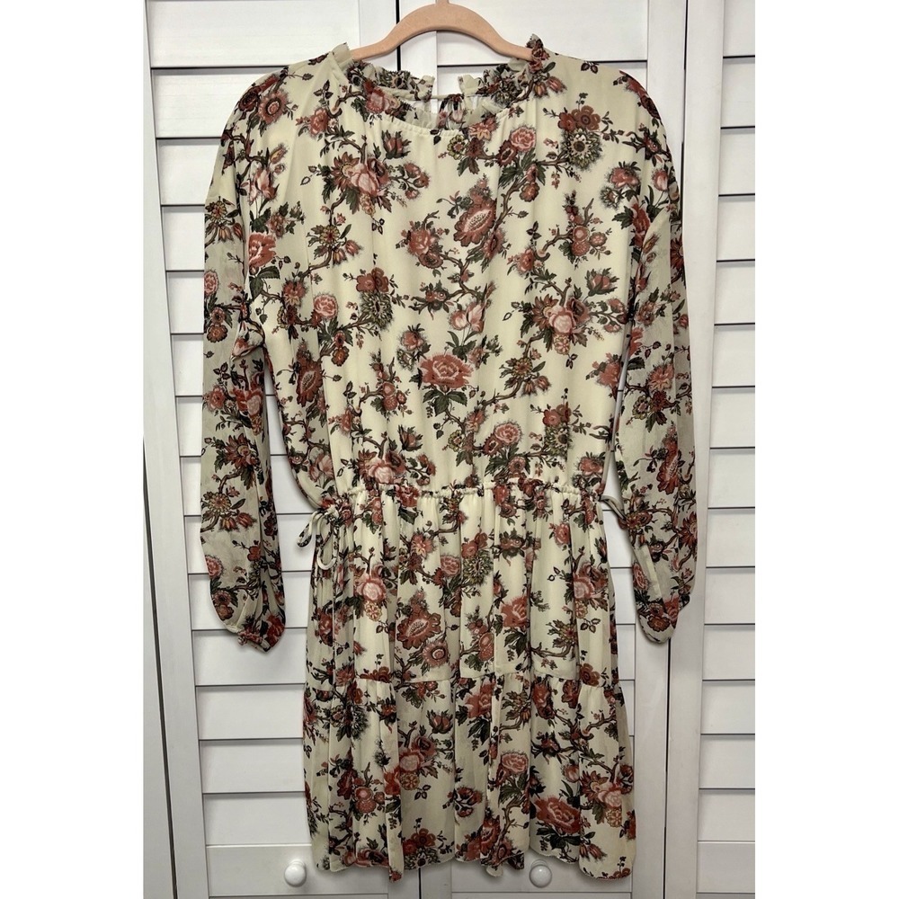 Aritzia Wilfred Lamare Boho Romantic Floral Dress Women's Size Small